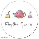 Sugar Cookie Gift Stickers - Tea Party